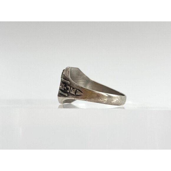 FOE Fraternal Order of Eagles 925 Sterling Silver Vintage Ring - sz 11.25 - Picture 7 of 14